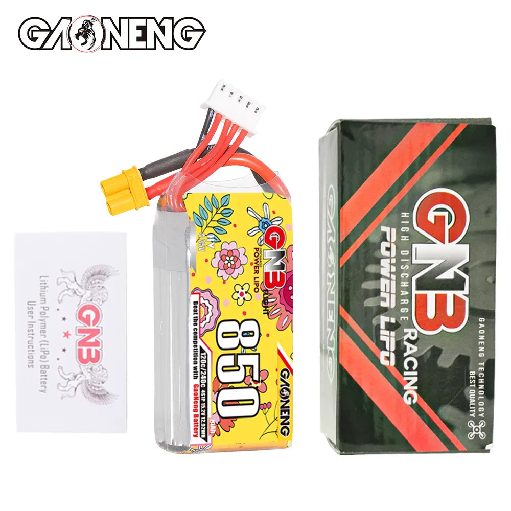 GNB 850mah 4S 15.2V Lipo Battery