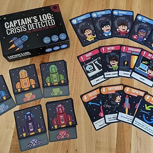Captain's Log: Crisis Detected - Space Captains Compete Against Each Other to Bring Home The Most Valuable Cargo. 3-5 Players (Kickstarter Exclusive)
