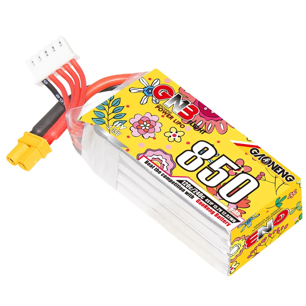 GNB 850mah 4S 15.2V Lipo Battery