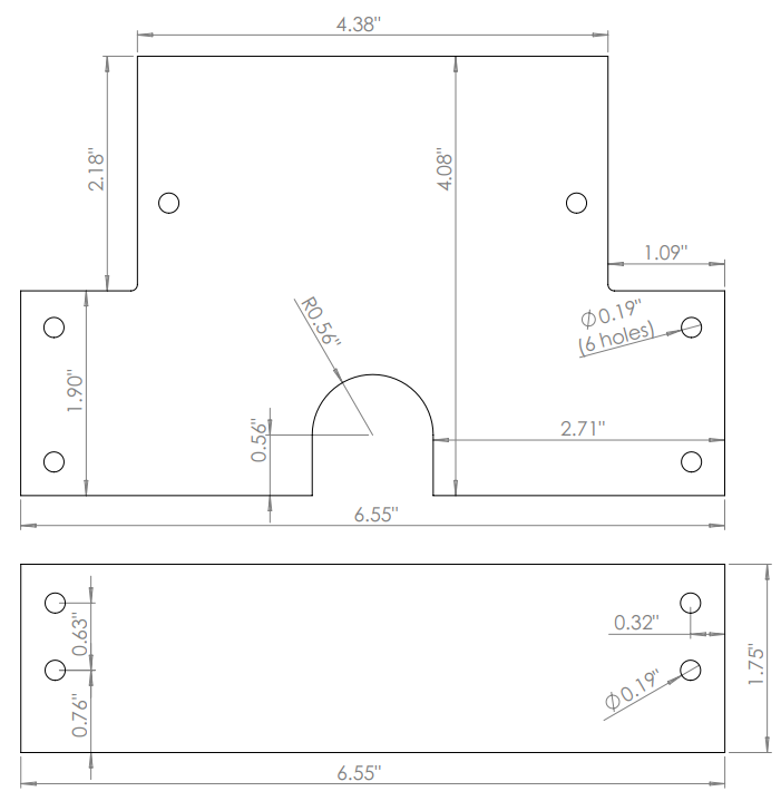 FingerTech 'Viper' Horizontal Spinner Armor Panels