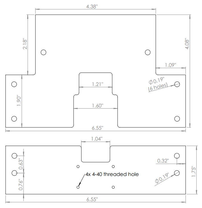 FingerTech 'Viper' Vertical Spinner Armor Panels