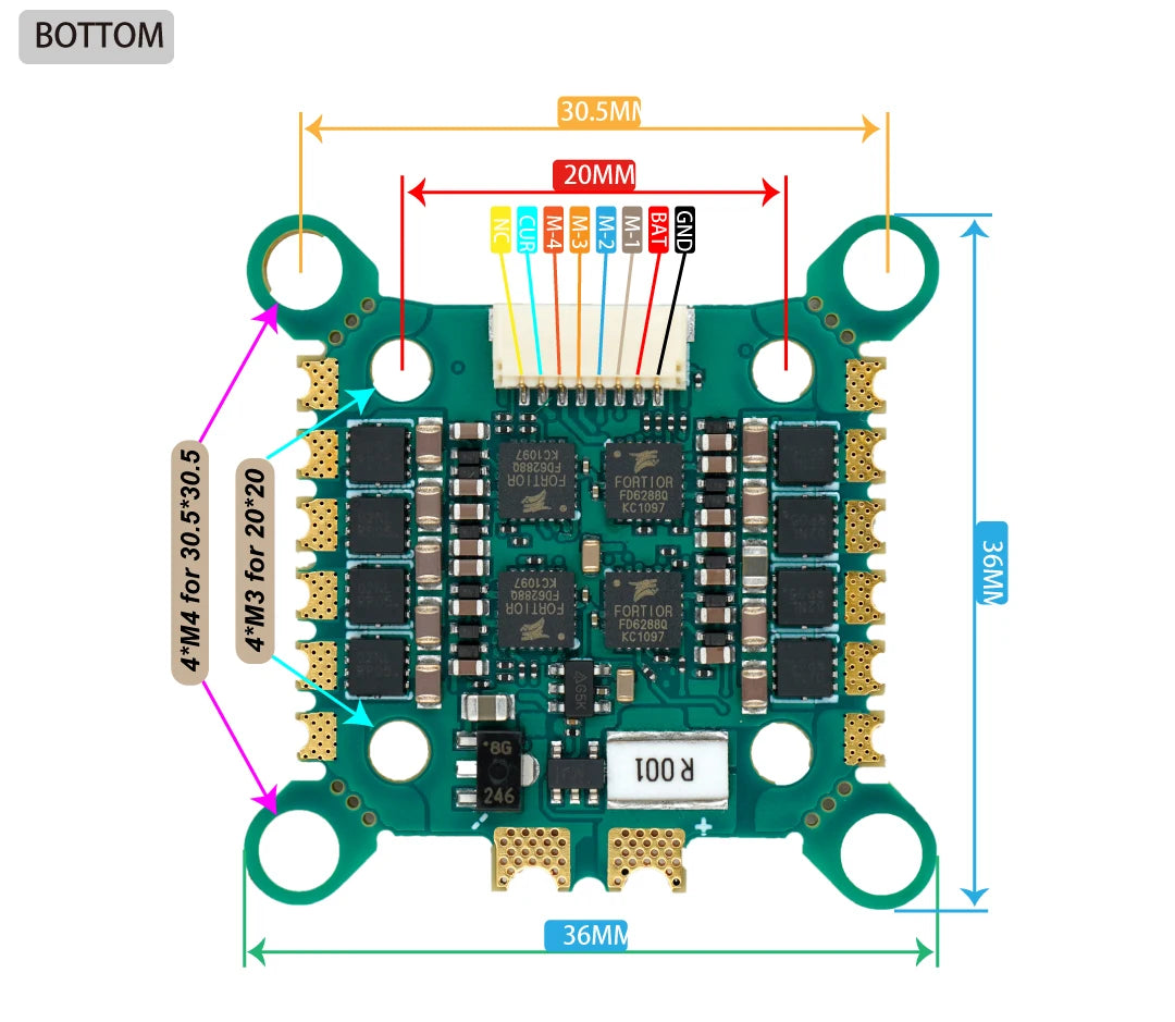 NeutronRC Mini 20/30 Dual Hold Mini 45A AM32 ESC
