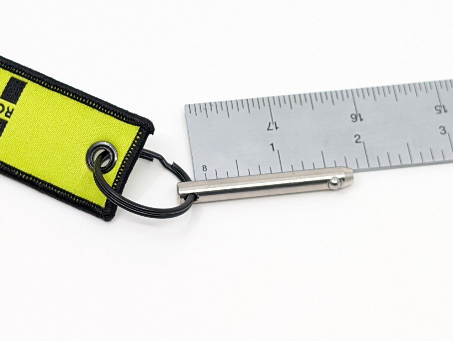 Weapon Lock Pin with RSL Remove Before Fight Tag