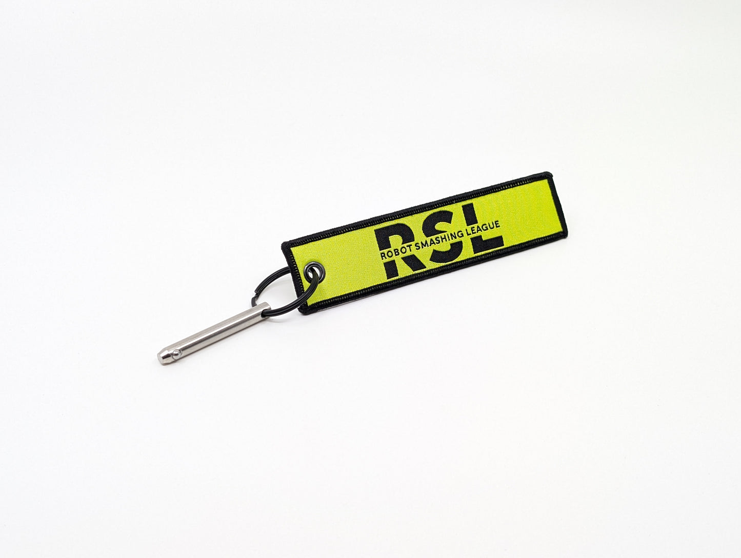 Weapon Lock Pin with RSL Remove Before Fight Tag