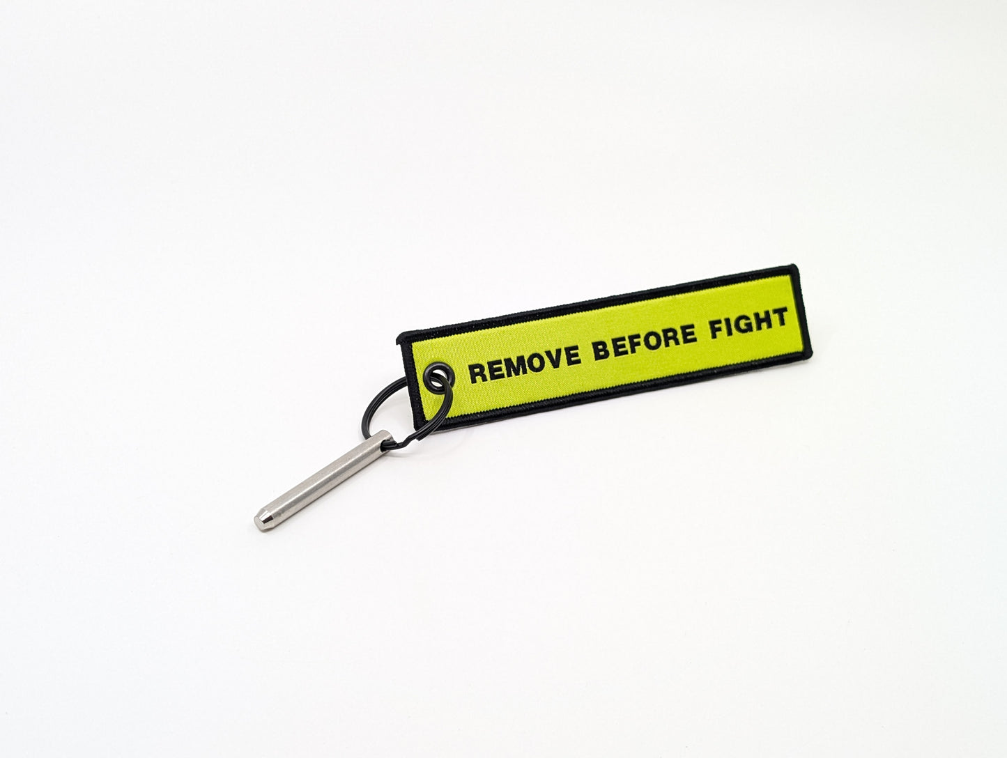 Weapon Lock Pin with RSL Remove Before Fight Tag