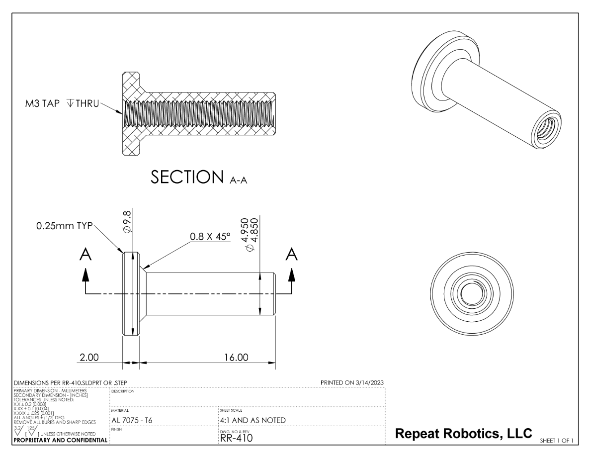 Repeat Drive Axle Ant (2pcs)