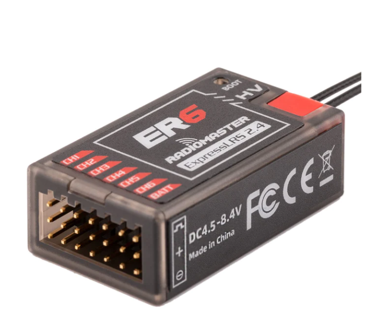 ER6 2.4GHz ELRS PWM Receiver