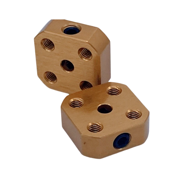 Repeat Gold Screw Hub (2pcs)