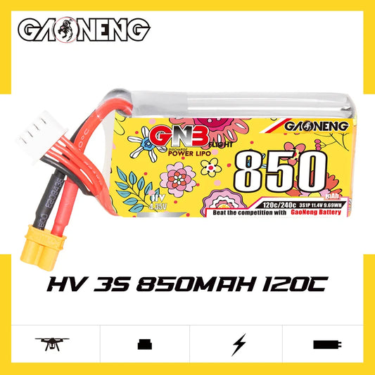 GNB 850mah 3S 11.4V Lipo Battery