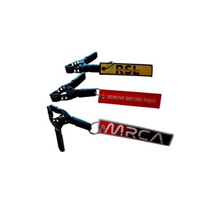 4" Clamp Weapon Lock with Remove Before Fight Tag