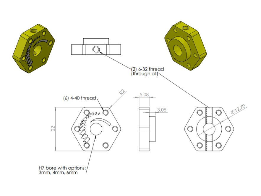 FingerTech Sumo Wheel Hub (single)