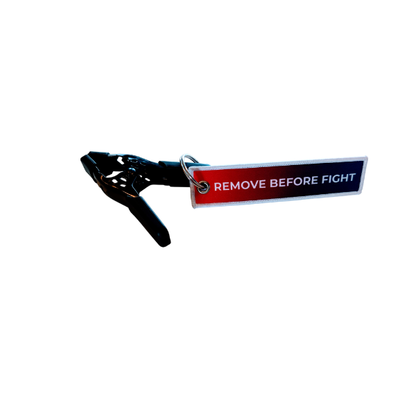 4" Clamp Weapon Lock with Remove Before Fight Tag