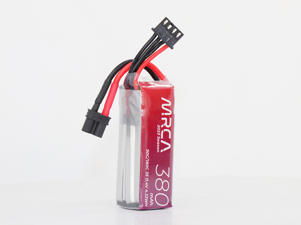 MRCA 380mah 3S1P 11.4V HV 90C (2 pieces) Lipo Battery