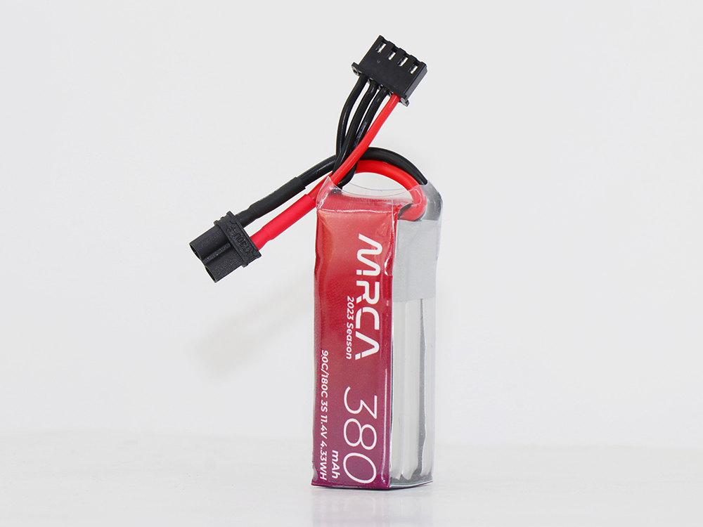 MRCA 380mah 3S1P 11.4V HV 90C (2 pieces) Lipo Battery