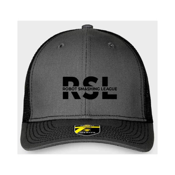 RSL Charcoal/Black Richardson Snapback Hat