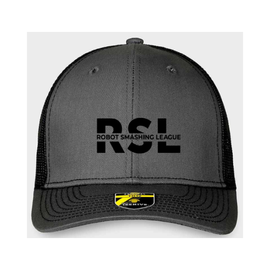 RSL Charcoal/Black Richardson Snapback Hat