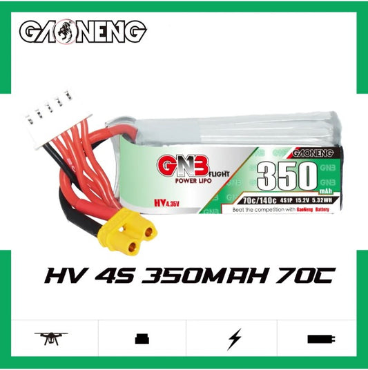 GNB LiHV 4S 15.2V 350mAh 70C XT30 LiPo Battery